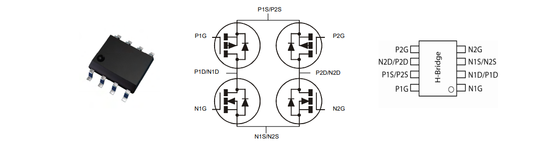 Diodes Incorporated ZXMH MOSFET H-Bridges